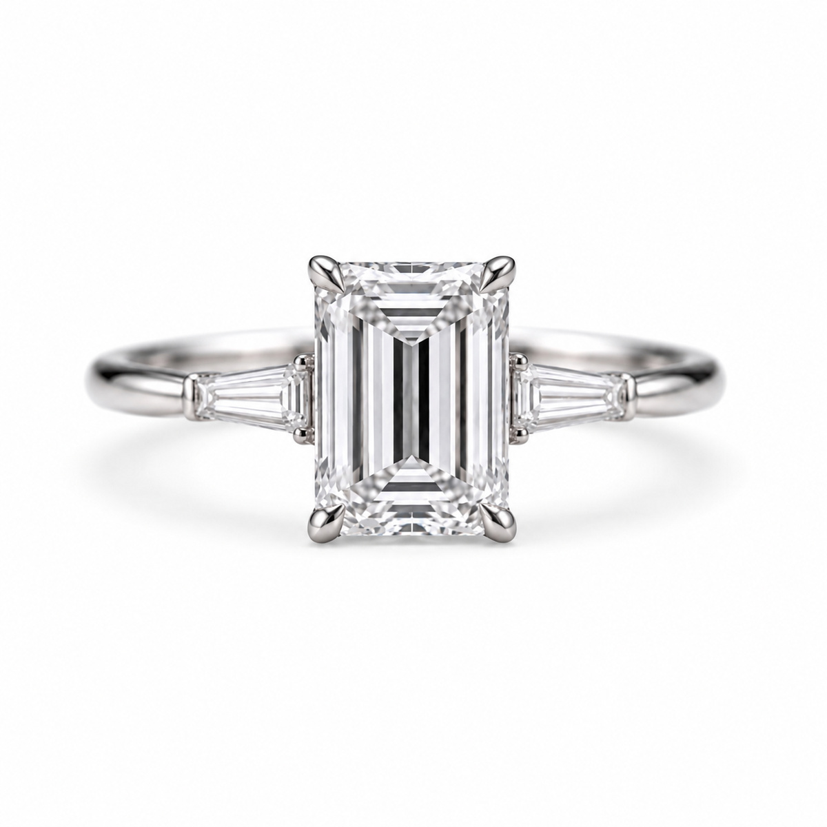 Emerald-Cut Solitaire Ring